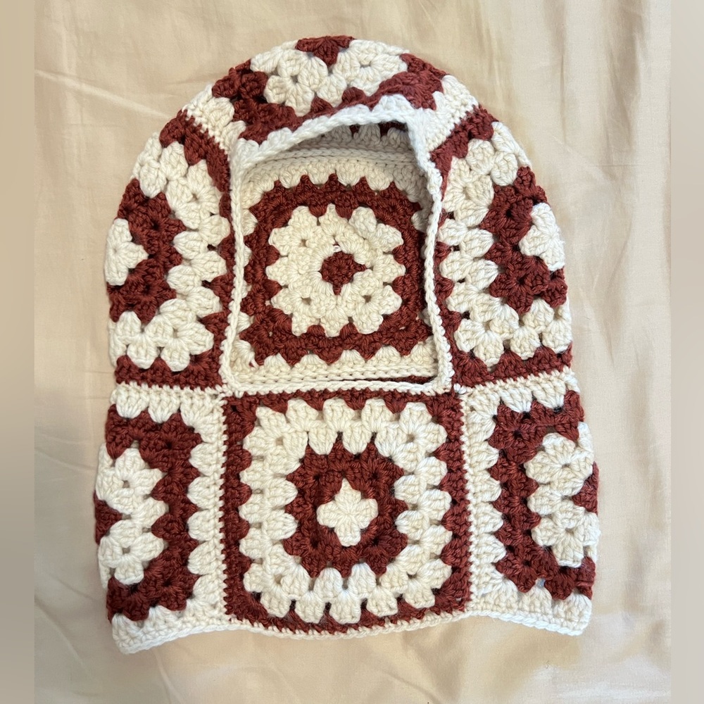 Crochet balaclava ski mask